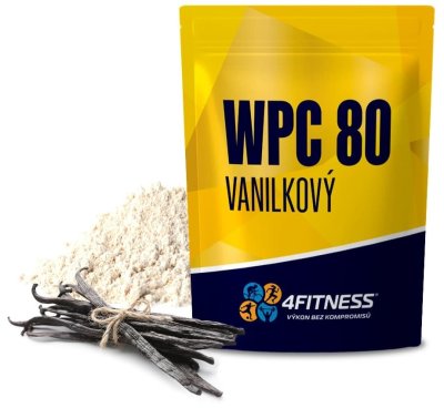 Balení vanilkového proteinu