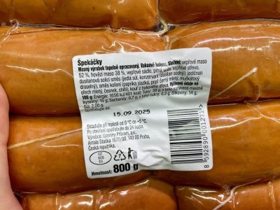 Balení špekáčků