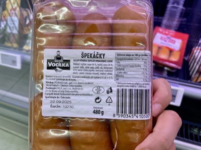 Balení špekáčků