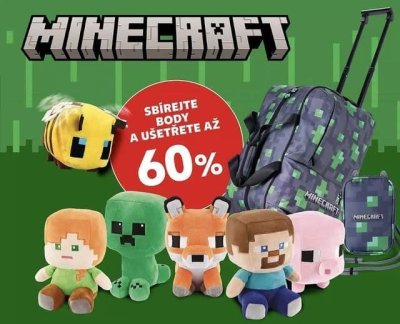 Sběratelská kampaň Kaufland: plyšáci a tašky Minecraft