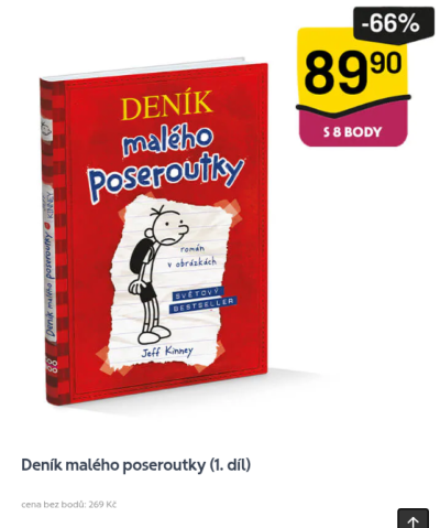66% sleva na Deník malého poseroutky