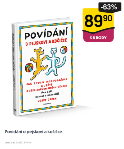 63% sleva na Povídání o pejskovi a kočičce