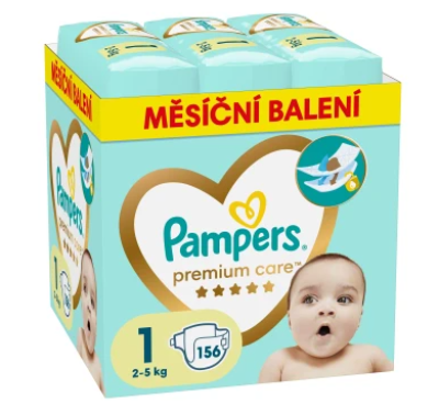 Dětské plenky v produktovém obalu