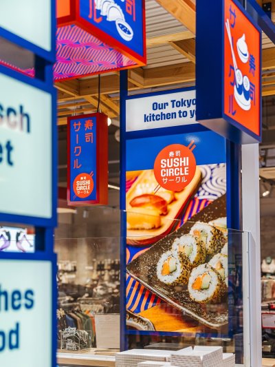 Reklama řetězce Sushi Circle