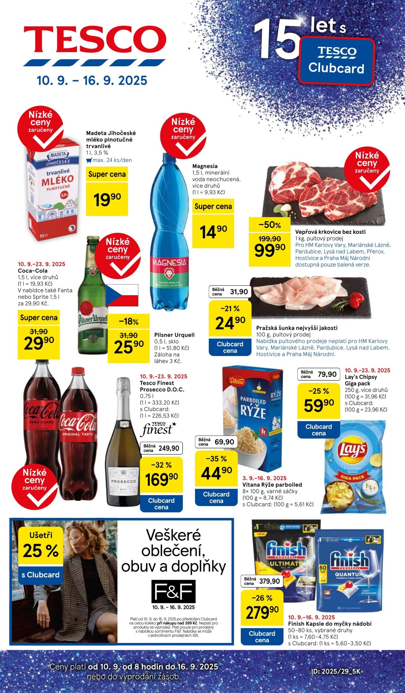Akční leták týdne Tesco s platností od 10. 9.