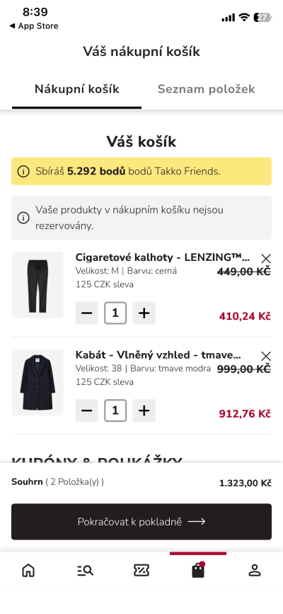 Věrnostní aplikace Takko Friends