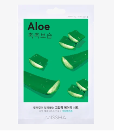 MISSHA, textilní pleťová maska Aloe