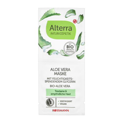 Alterra Naturkosmetik, BIO Hydratační maska Aloe Vera