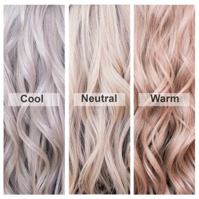 Tři odstíny blond vlasů – Cool, Neutral, Warm
