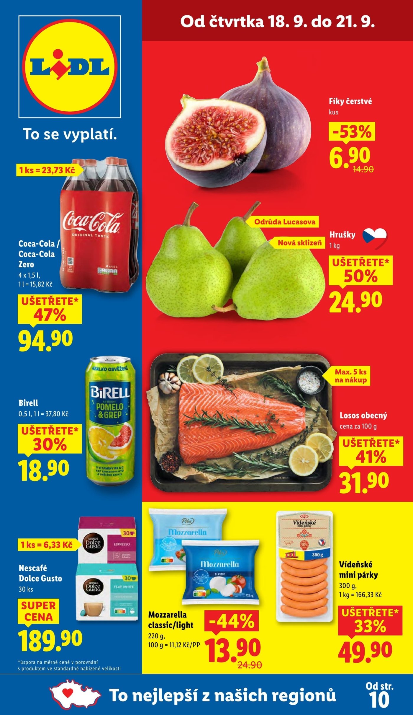 Akční leták týdne Lidl s platností od 18. 9.