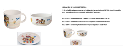 Stažené nádobí Tlapková patrola KIDS z Pepca