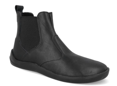 Černá zimní barefoot bota