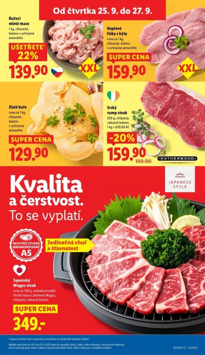 Aktuální leták Lidlu