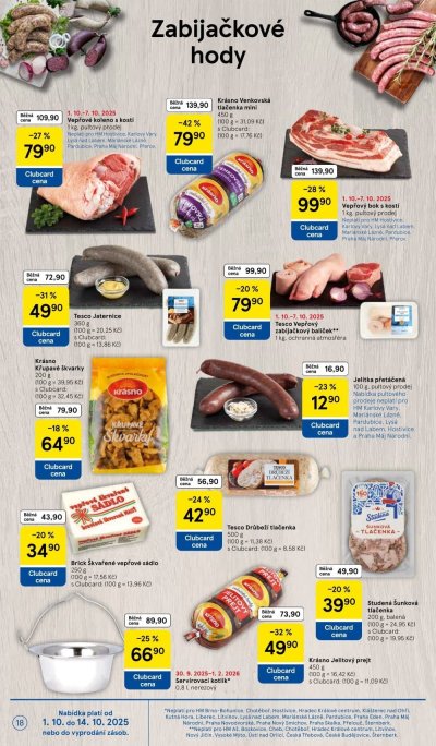 Aktuální leták Tesco