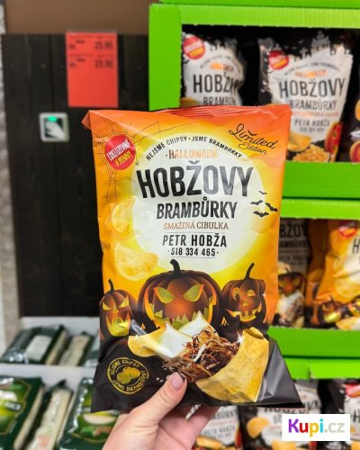 Hobžovy brambůrky Haloweenská edice