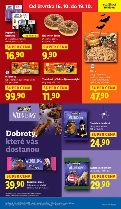 Akční leták Lidl s platností od 16. 10.