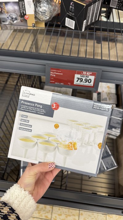 Hra Prosecco Pong, cena 79,90 Kč