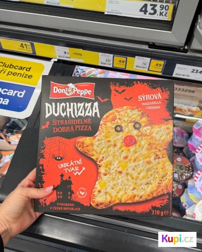 Duchizza Don Pepe ve tvaru ducha