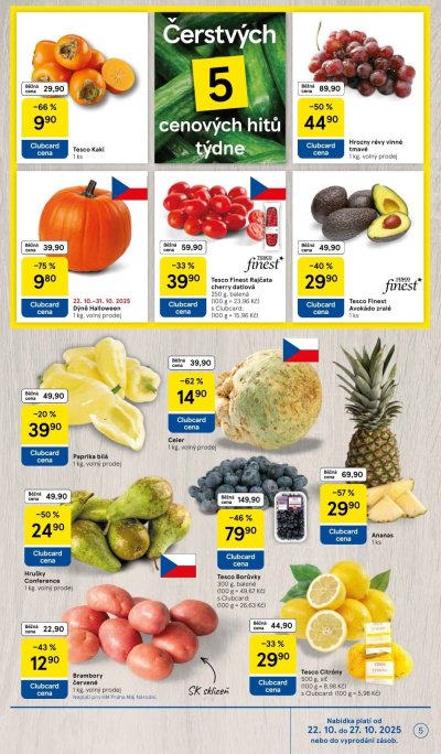 Aktuální leták Tesco