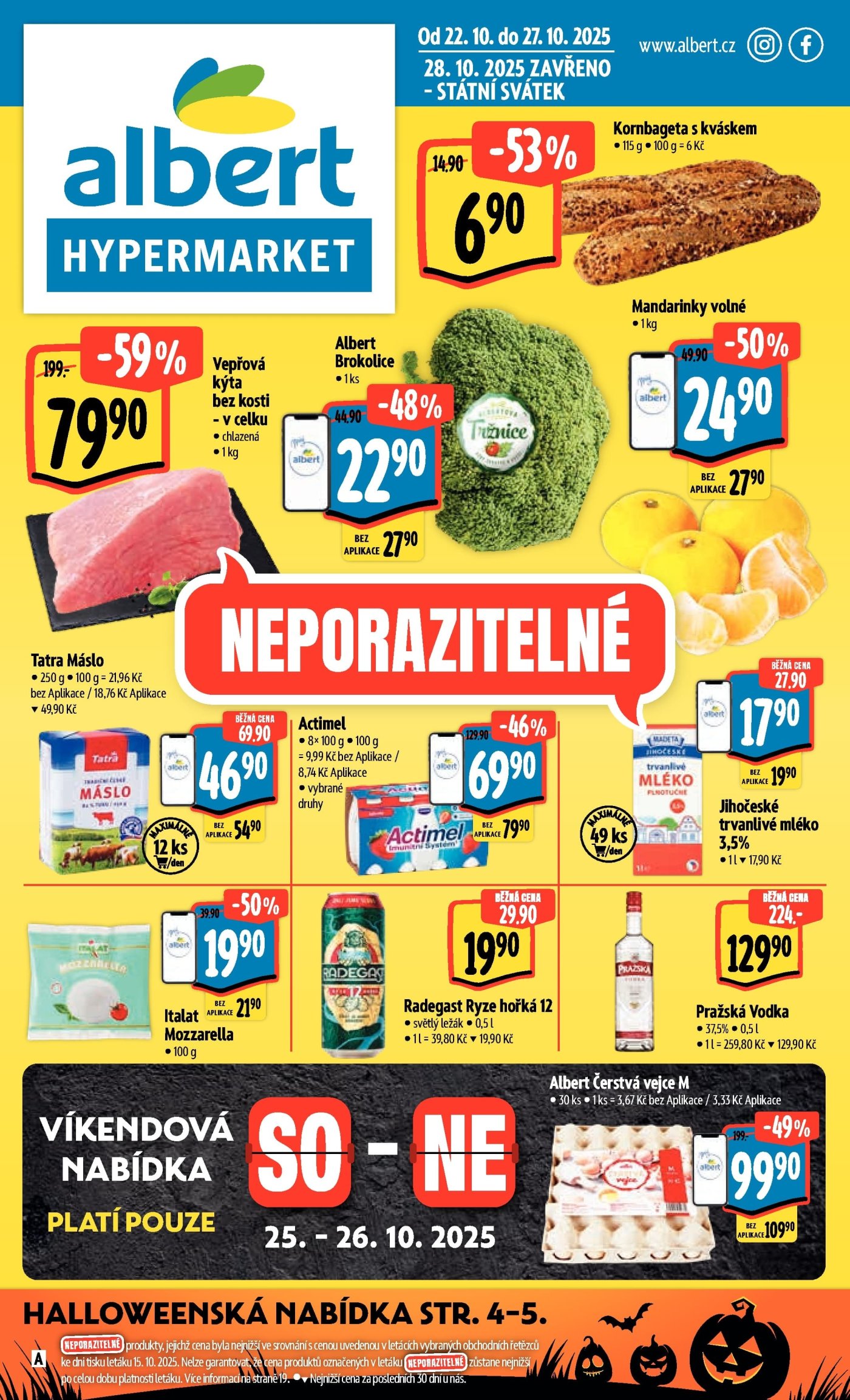 Akční leták týdne Albert s platností od 22. 10. 2025
