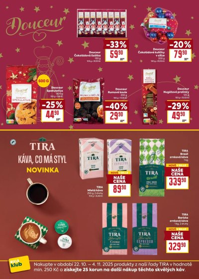 Akční leták týdne BILLA s platností od 22. 10. 2025