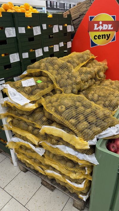 Brambory, 10 kg za 54,90 Kč