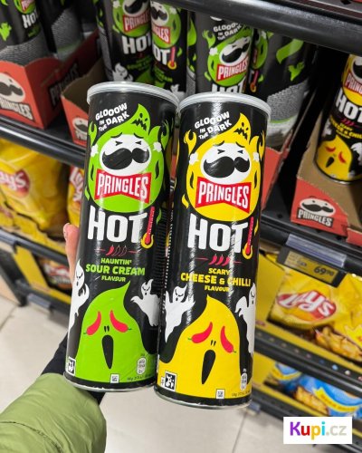 Pringles HOT svítící ve tmě