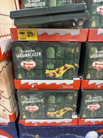 Adventní kalendář Kinder