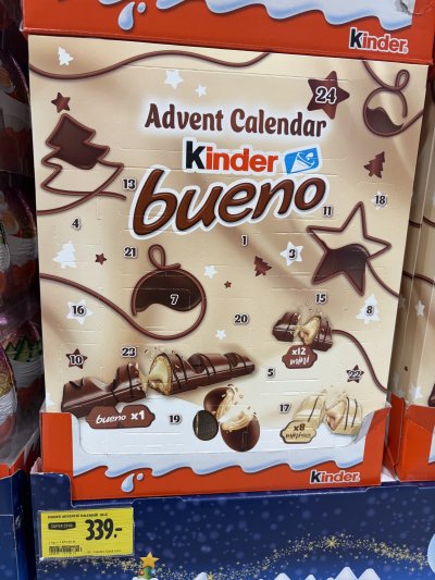 Adventní kalendář Kinder Bueno
