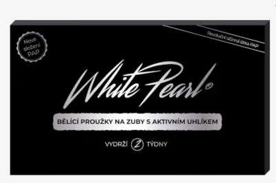 Bělicí pásky na zuby v produktovém balení