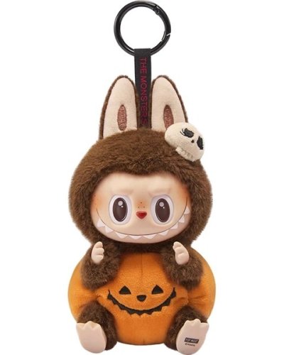 Hnědý labubu s dýní