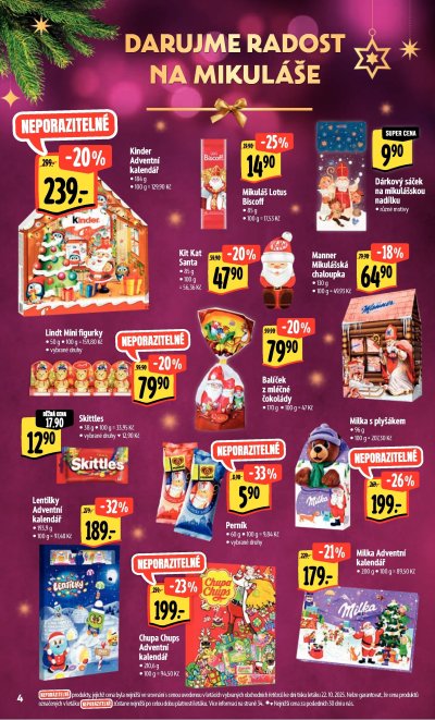 Akční leták týdne Albert s platností od 29. 10.