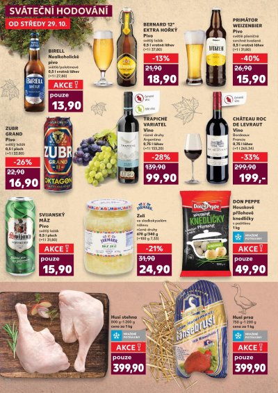 Akční leták týdne Kaufland s platností od 29. 10.