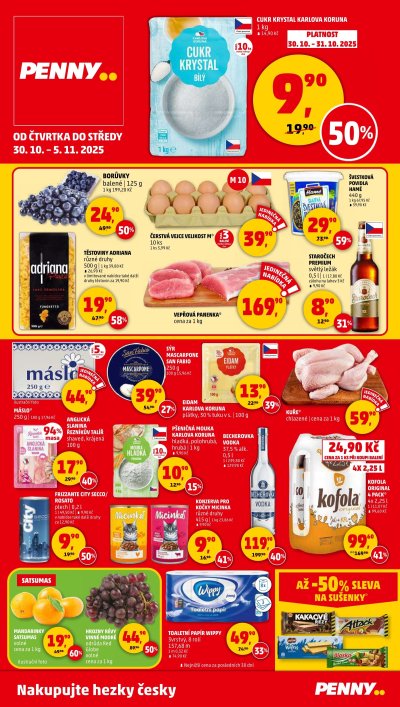 Akční leták týdne PENNY s platností od 30. 10.