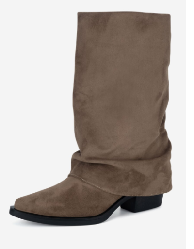 Dámská hnědá kozačka