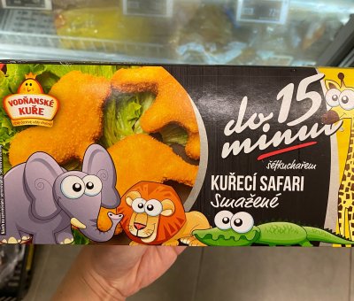 Vodňanská drůbež Kuřecí dětské Safari smažené