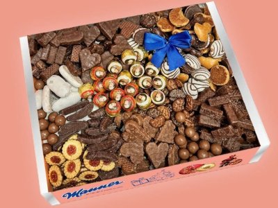 Vánoční cukroví v krabičce