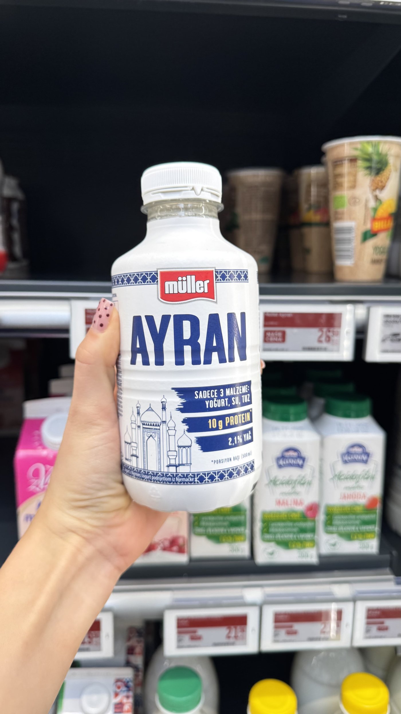 Ayaran značky Müller 0,5 l za 26,90 Kč