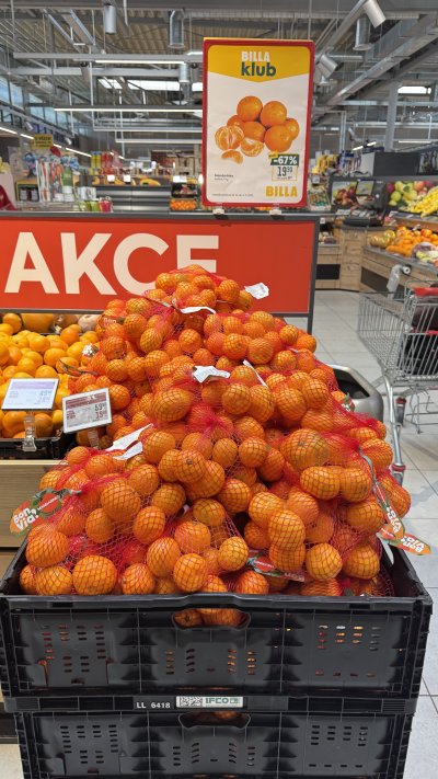 Mandarinky 1 kg za 19,90 Kč