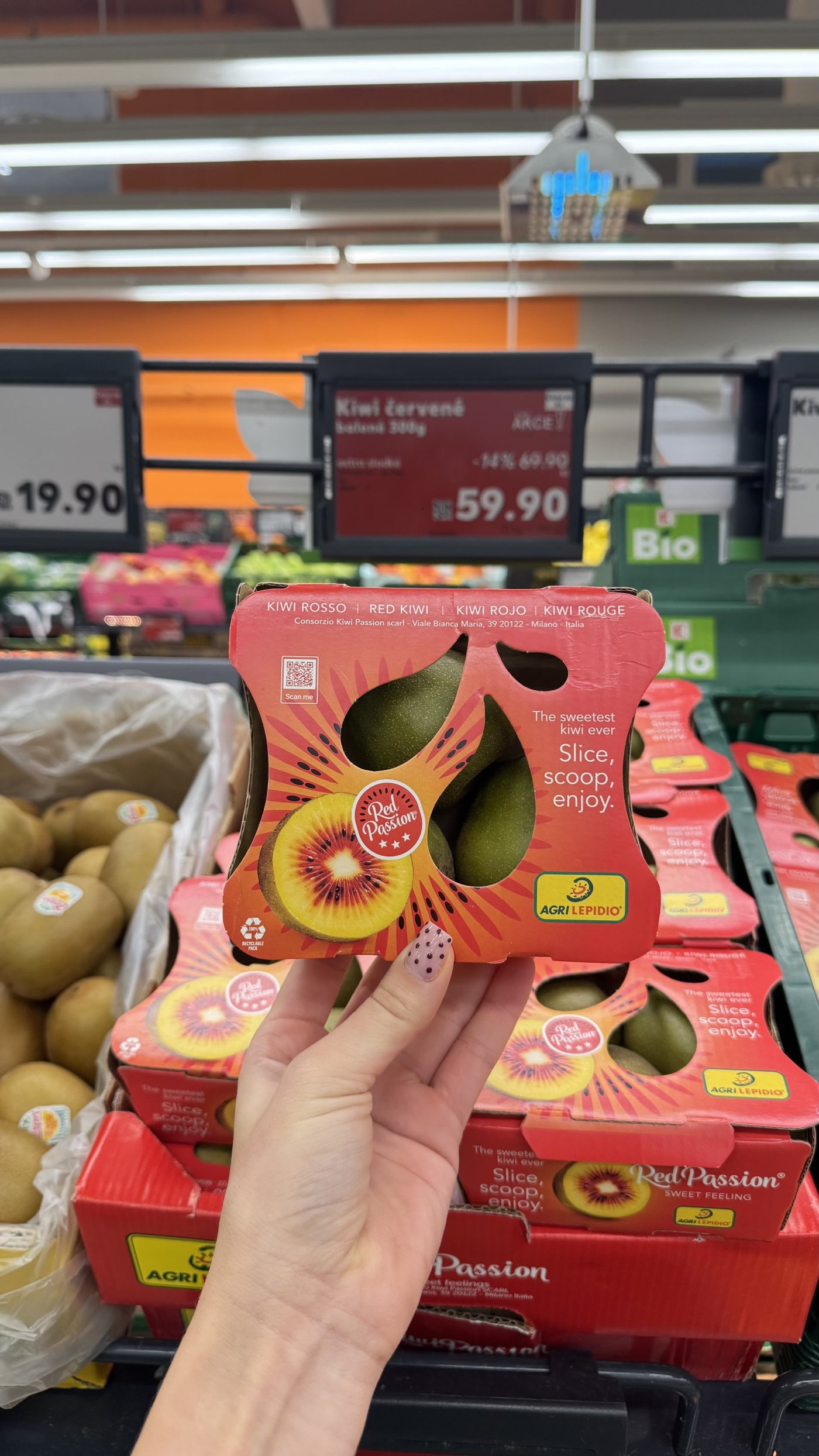 Červené kiwi 300 g za 59,90 Kč
