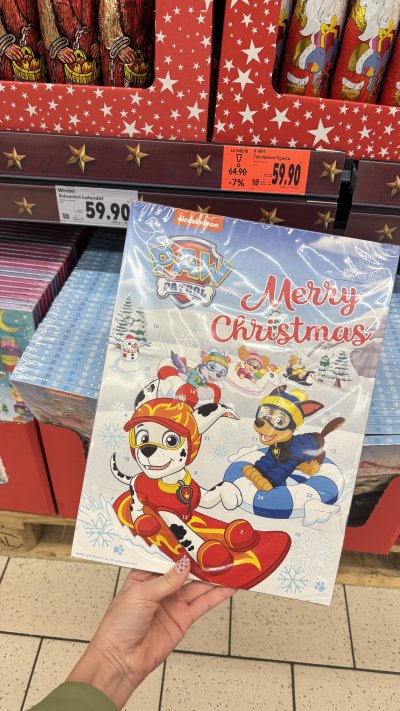 Adventní kalednář Paw Patrol
