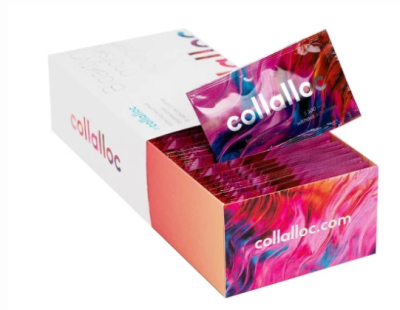 Kolagenový prášek v sáčcích v produktovém obalu