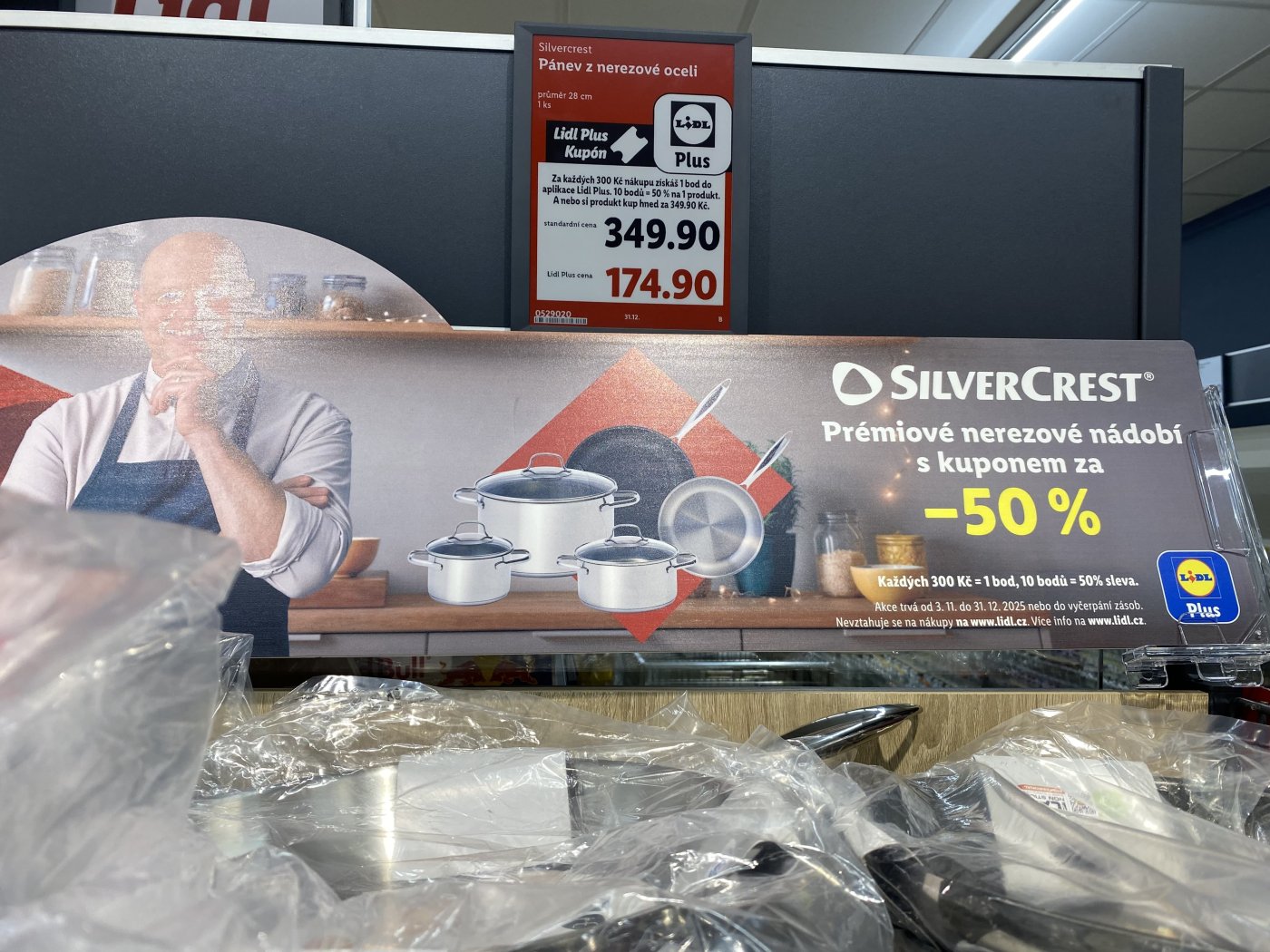 Věrnostní kampaň Lidl: prémiové nádobí SilverCrest