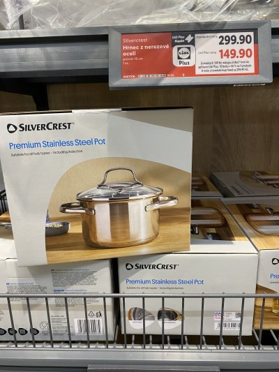 Věrnostní kampaň Lidl: prémiové nádobí SilverCrest