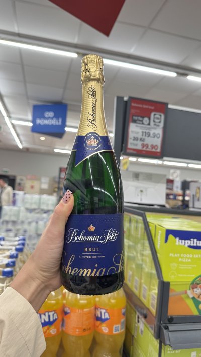 Bohemia Sekt brut s aplikací Lidl Plus vyjde jen na 99,90 Kč