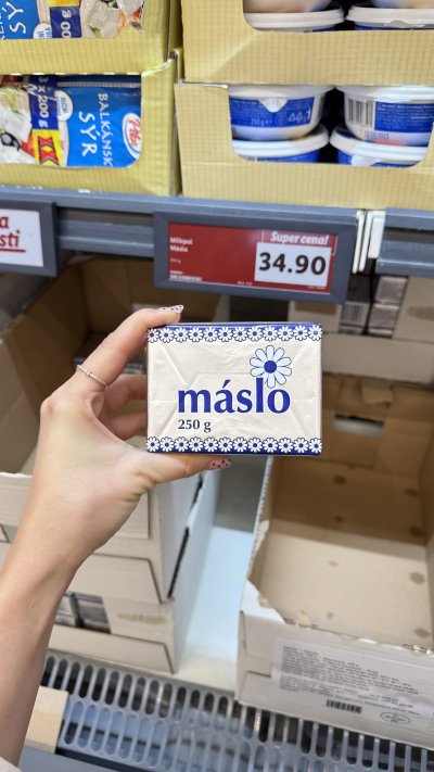 Máslo za 34,90 Kč v akci najdete až do neděle 9. 11.