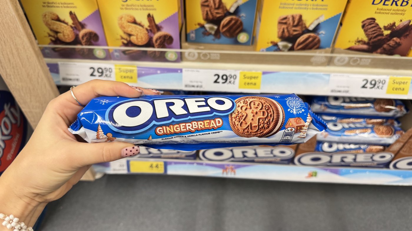 Perníčkové Oreo 154g balení koupíte za 44,90 Kč s Clubcard