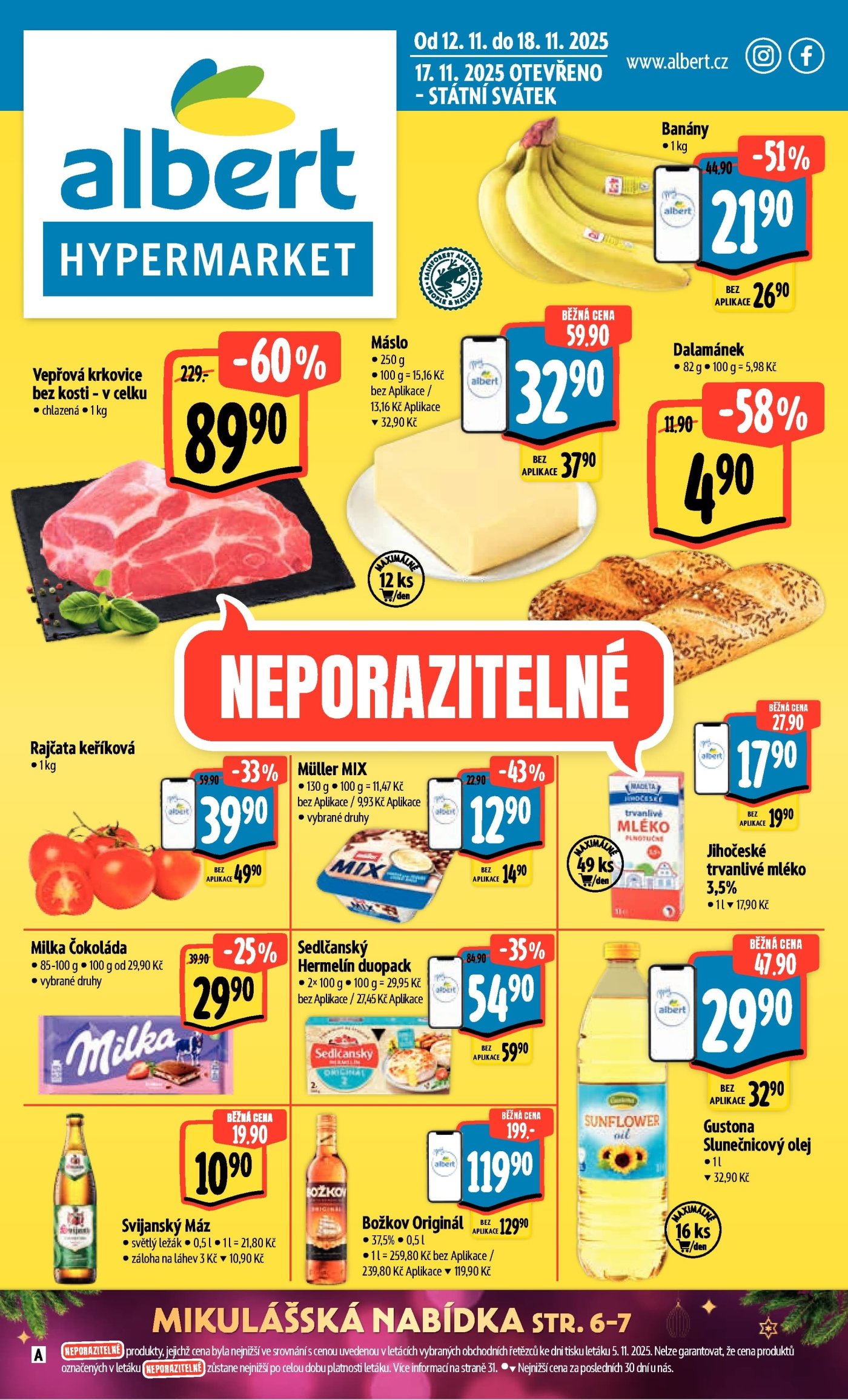 Akční leták týdne Albert s platností od 12. 11.