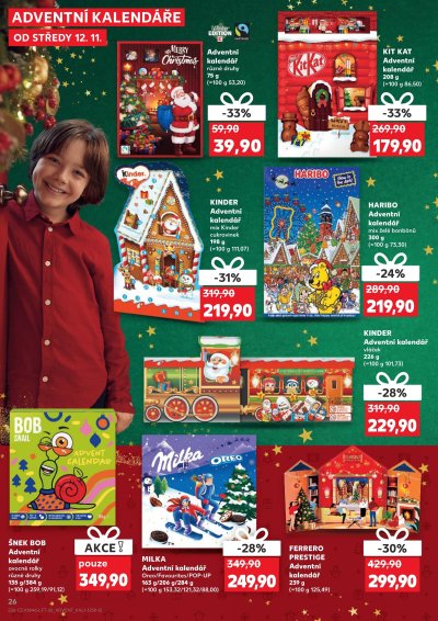 Akční leták týdne Kaufland s platností od 12. 11.