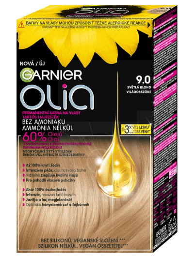 Permanentní barva na vlasy Garnier OLIA - odstín 9.0 Světlá blond